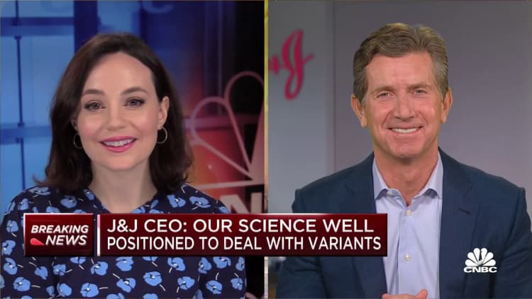 Watch CNBC's full interview with J&J CEO Alex Gorsky on the single-shot Covid vaccine rollout