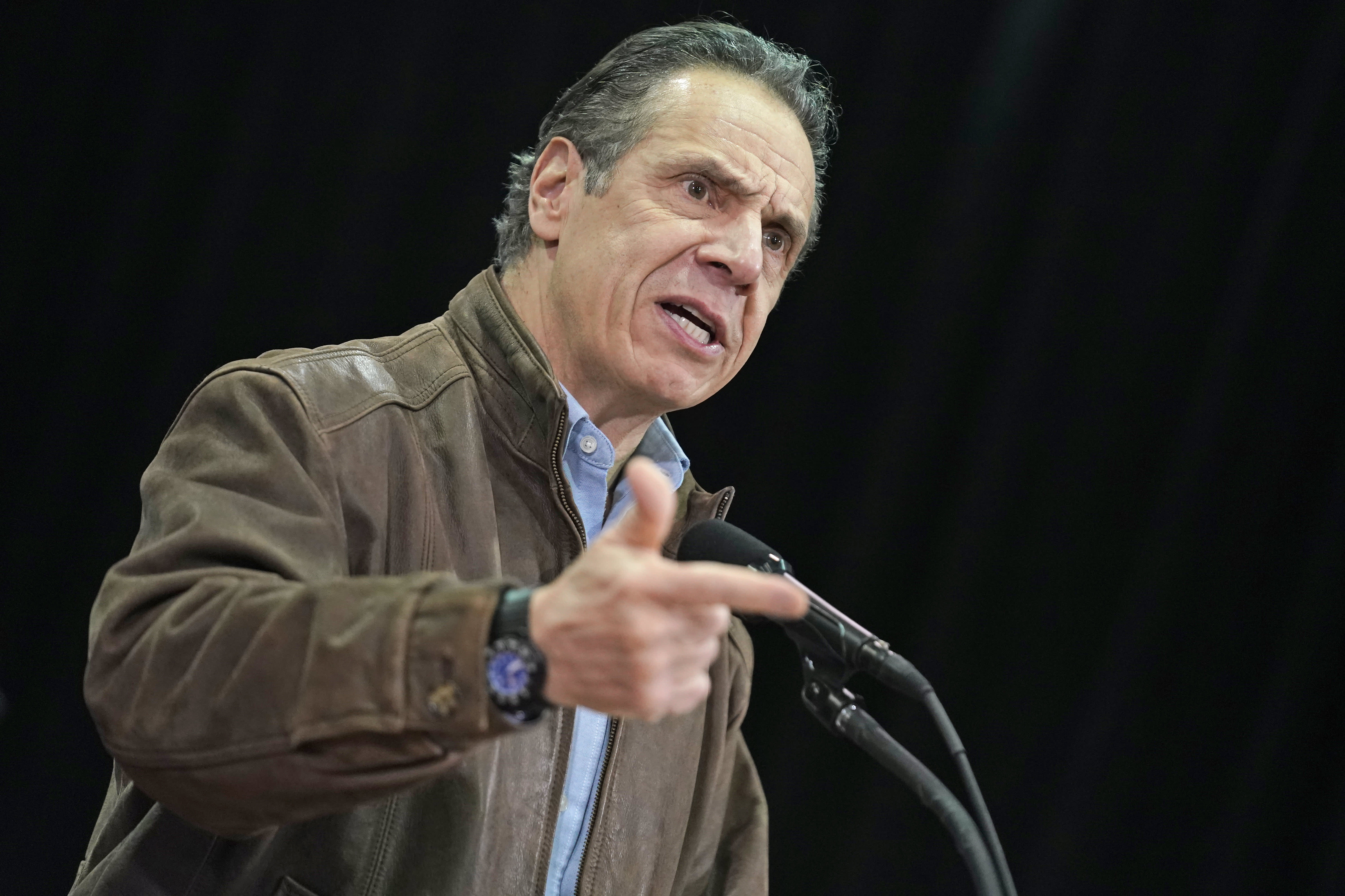 Cuomo supporters interrupt fundraising during a sexual harassment scandal