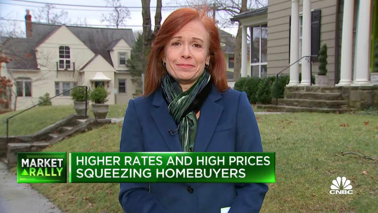Higher rates and high prices squeezing homebuyers