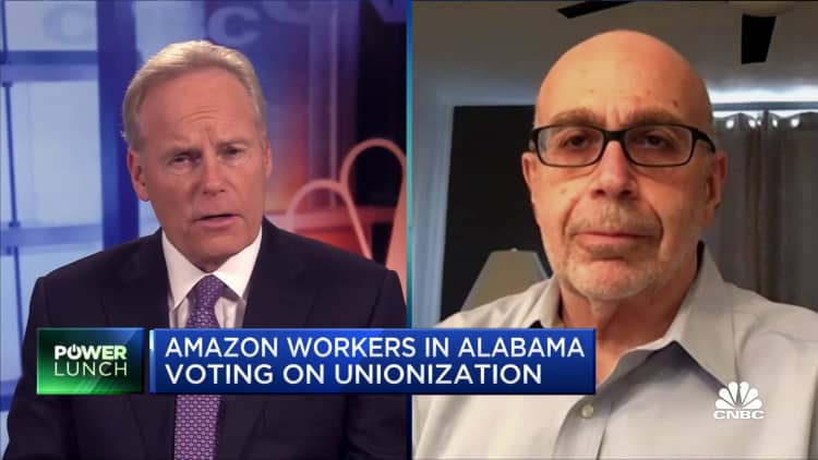 Retail union president on Amazon workers in Alabama voting on unionization