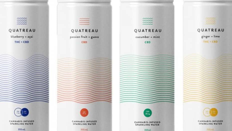 Canopy launches CBD-infused sparkling water line in the U.S.