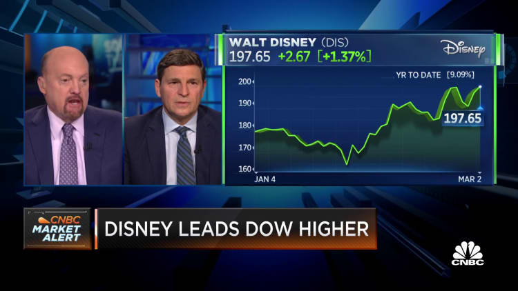 Jim Cramer on Bank of America naming Disney as a favorite reopening stock