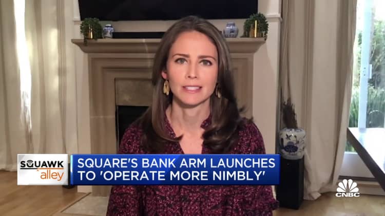 Square has launched its own bank in an effort to 'operate more nimbly'