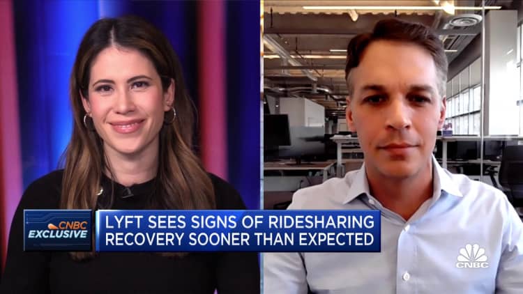 Lyft CFO says ridesharing is coming back sooner than expected