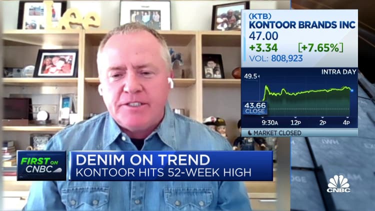 Kontoor CEO: Denim is back as economy starts to reopen