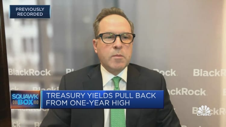 Treasury yields will be 'range-bound' before they move higher: BlackRock