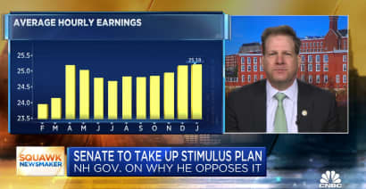 New Hampshire governor on why he opposes Biden's stimulus plan
