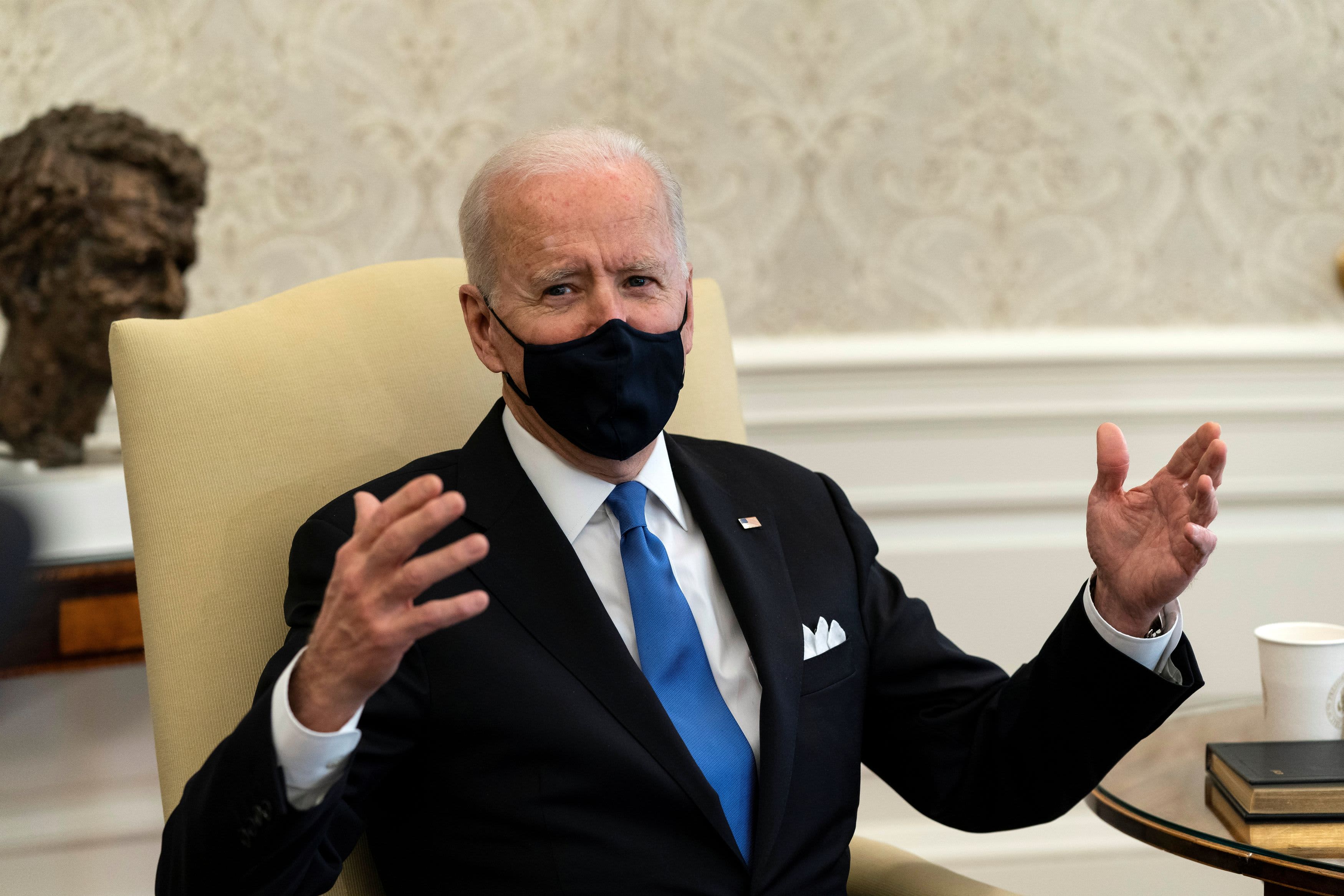 Biden criticizes governors for suspending mask mandates, calls it ‘Neanderthal thinking’