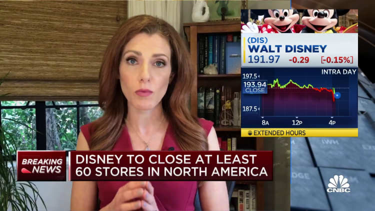 Disney plans to close at least 20% of stores with focus on e-commerce