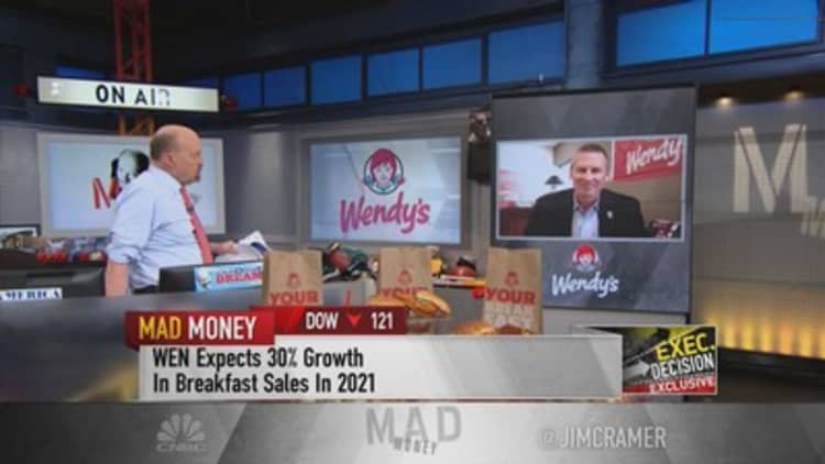 Wendy's CEO: Breakfast business is doing 'quite well' in face of pandemic