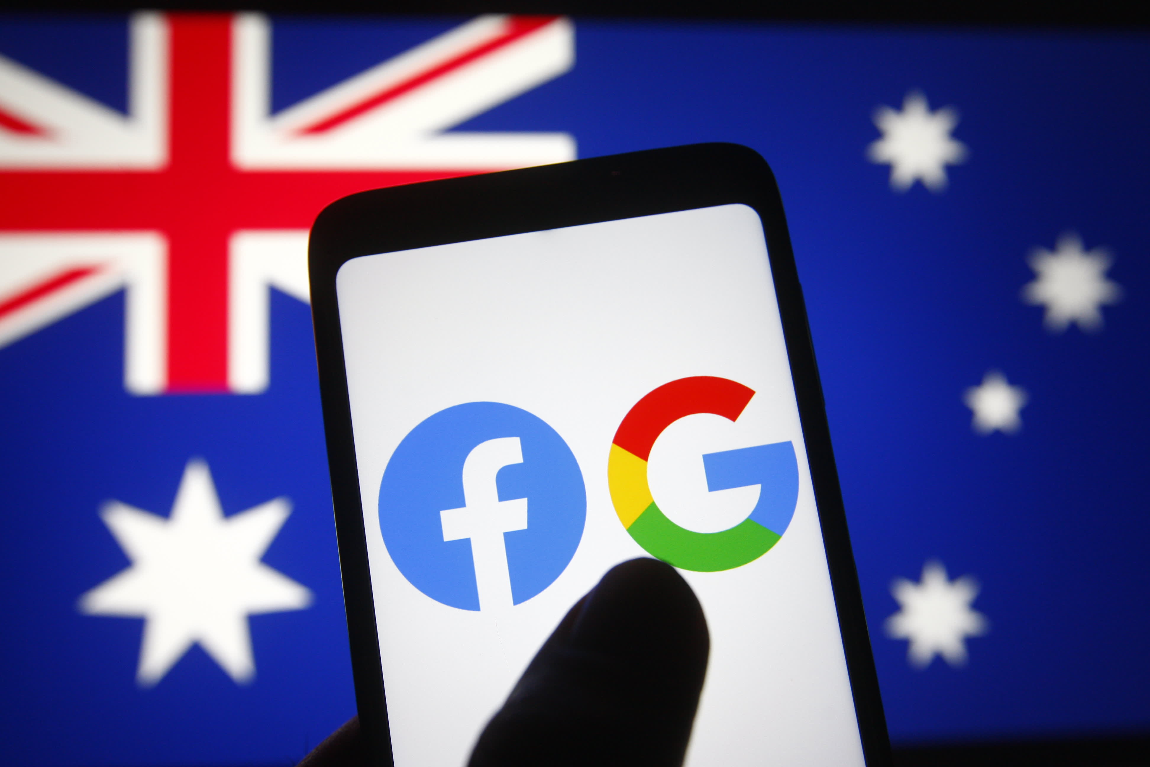 Australian treasurer Josh Frydenberg talks about media law with Facebook