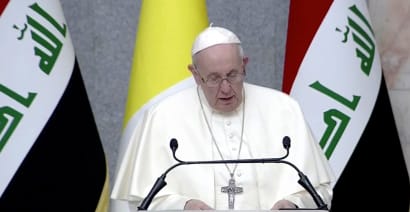 Pope arrives in Iraq to rally persecuted Christian minority and promote religious tolerance 