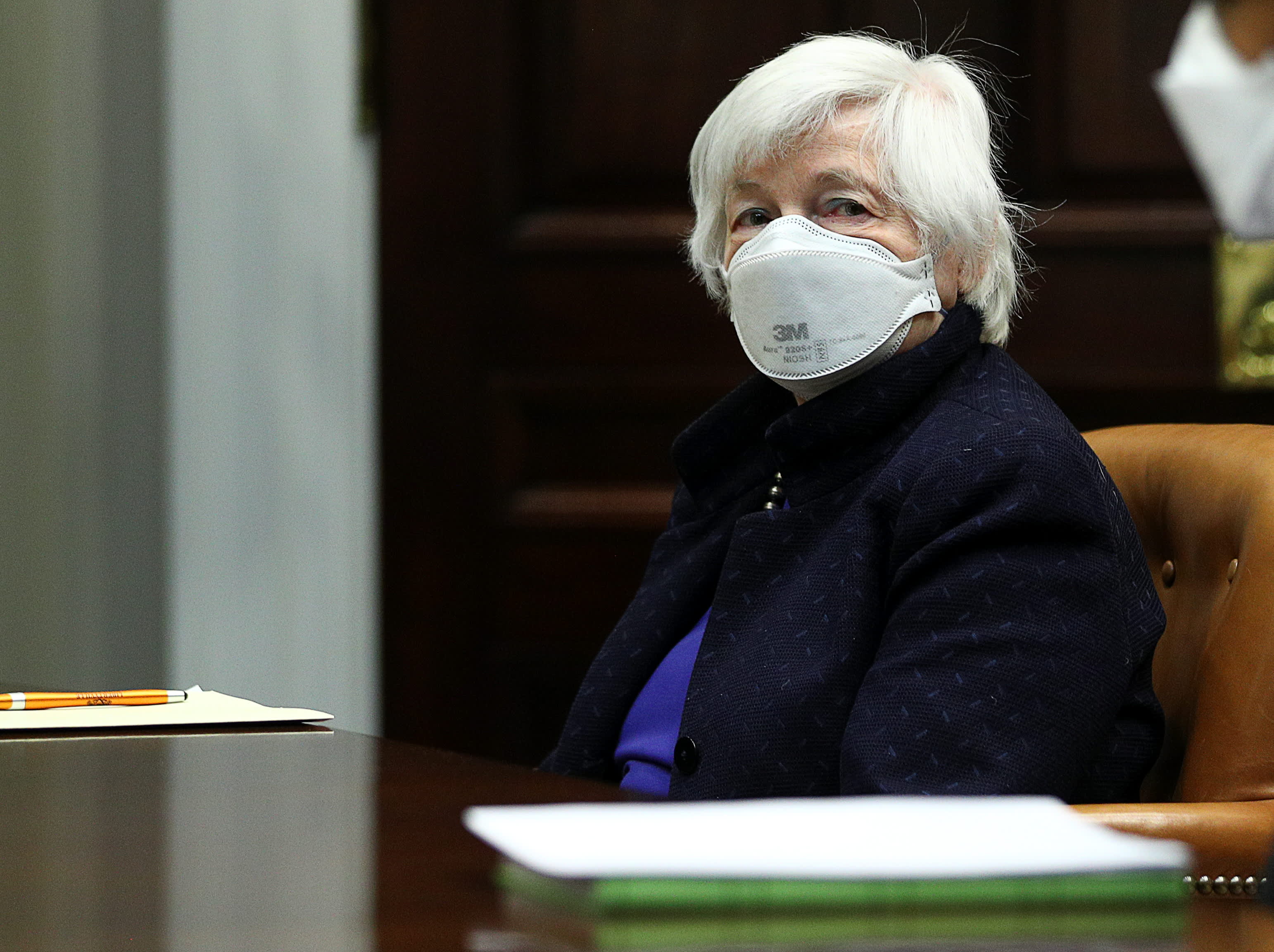 Yellen promises that local aid will be distributed quickly after the stimulus is approved