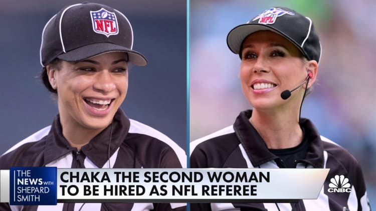 Maia Chaka is the second woman to be hired as an NFL referee