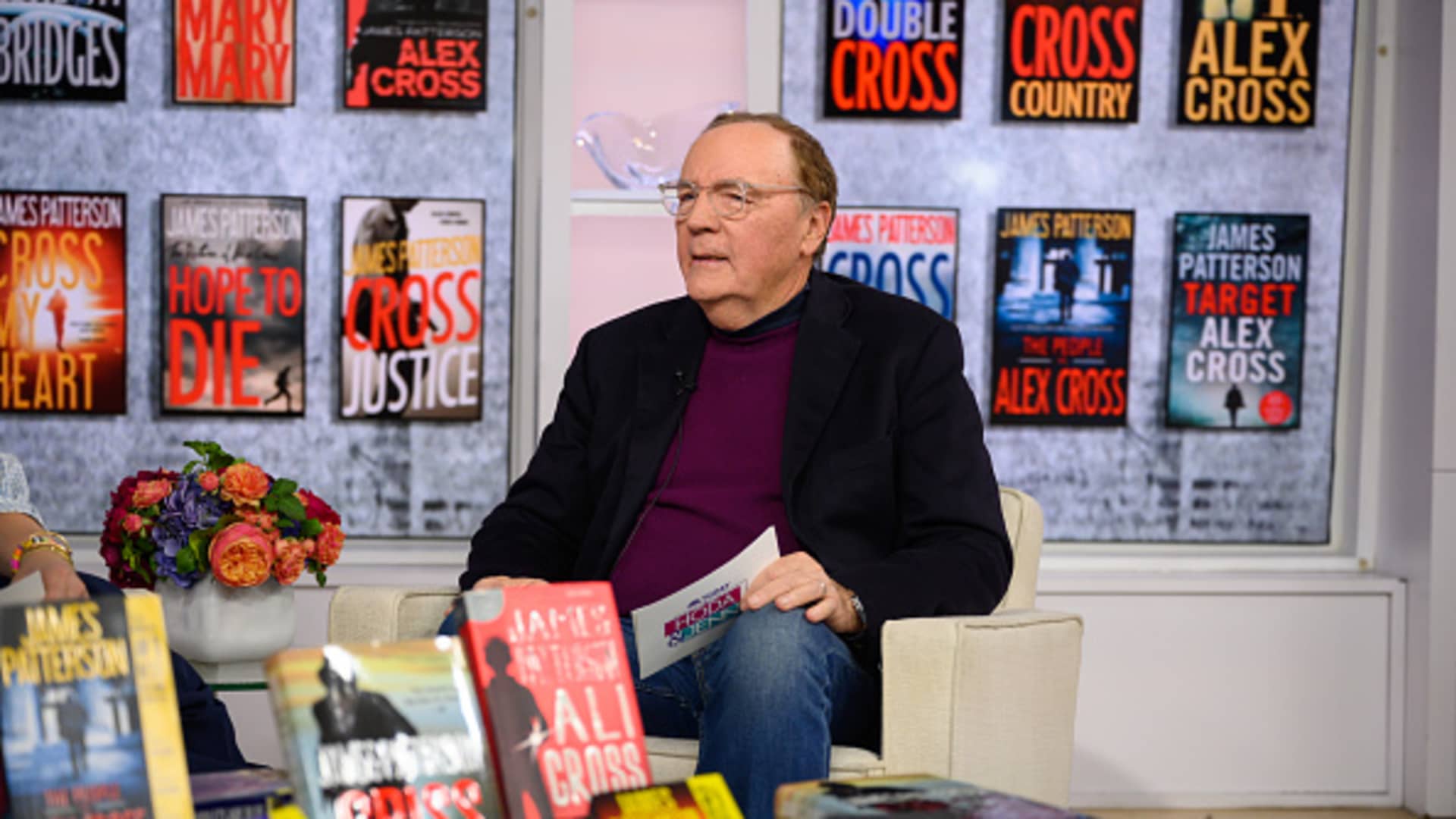 What inspired James Patterson to become an author