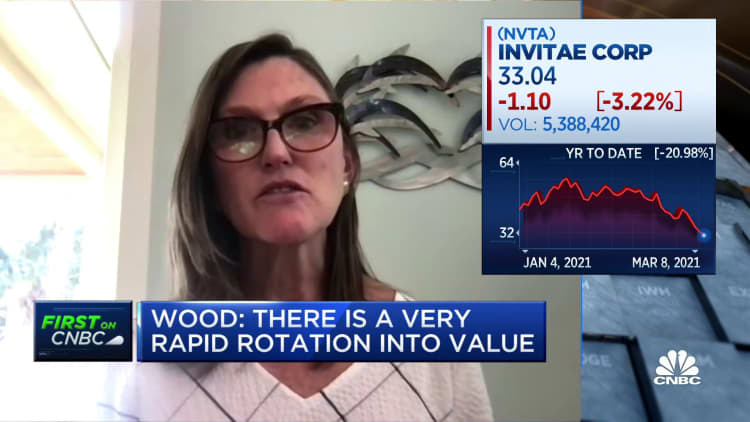 Cathie Wood says Invitae is an under-appreciated stock