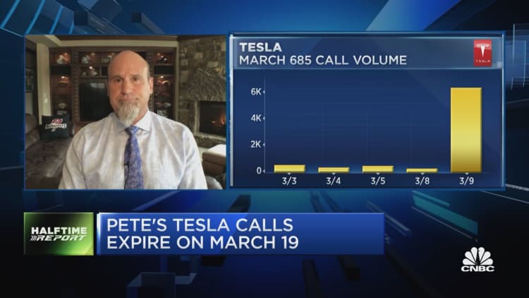 Options bulls see more upside in Tesla