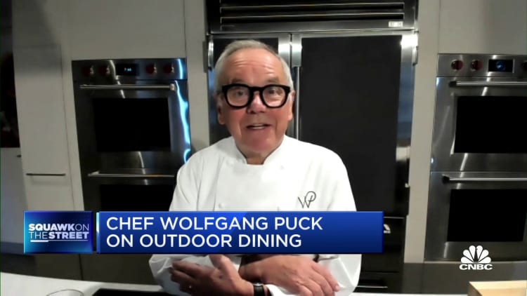 Celebrity chef Wolfgang Puck on the importance of outdoor dining