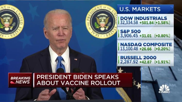 Biden: U.S. to purchase an additional 100M doses of J&J vaccine