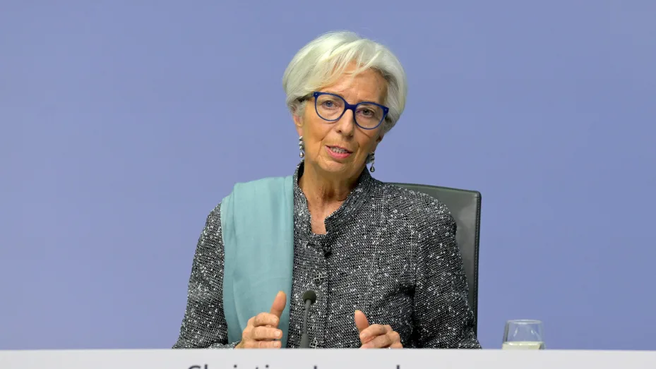 La presidenta del Banco Central Europeo, Christine Lagarde, dijo que el banco central puede aumentar las tasas más rápido, si es necesario.