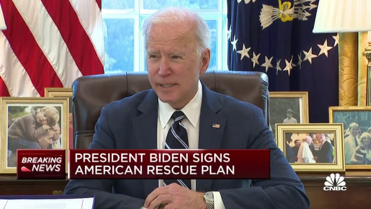 President Biden signs $1.9 trillion Covid relief bill