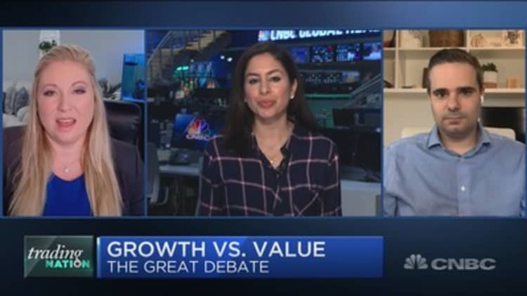 Value vs. growth: Traders debate whether the tides are turning