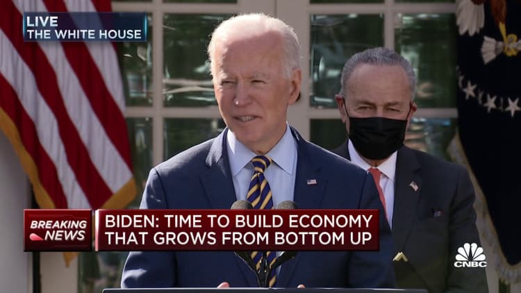 President Biden speaks on the American Rescue Plan and recovery