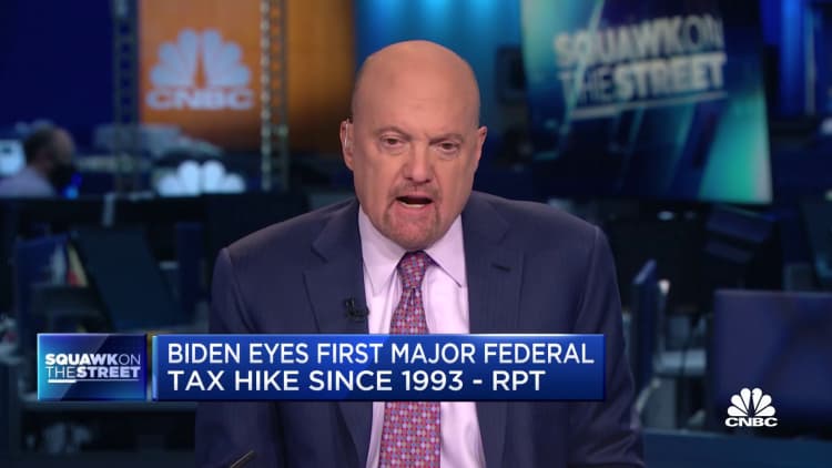 Cramer on reports that Biden is planning first major federal tax hike since 1993