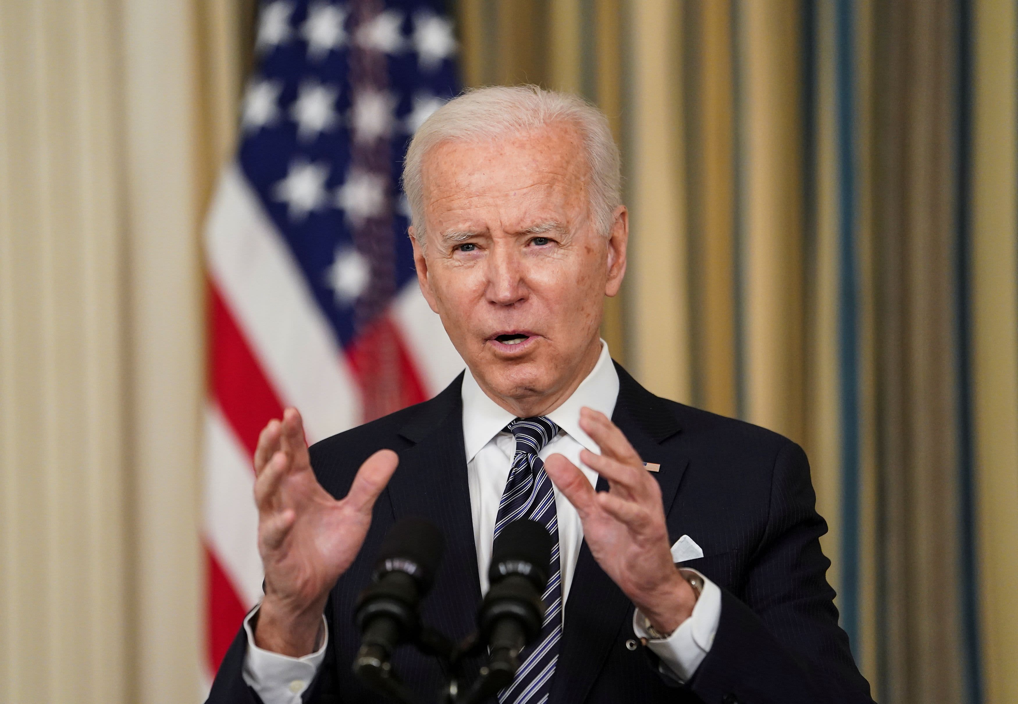 Biden comments on $ 2 billion infrastructure plan