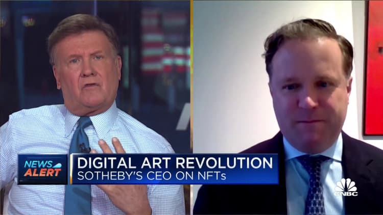 Sotheby's CEO on collaborating with digital artist Pak to sell NFTs