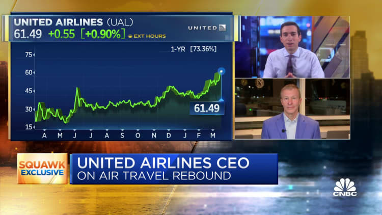 United Airlines CEO: Government aid to airlines was necessary for the airlines