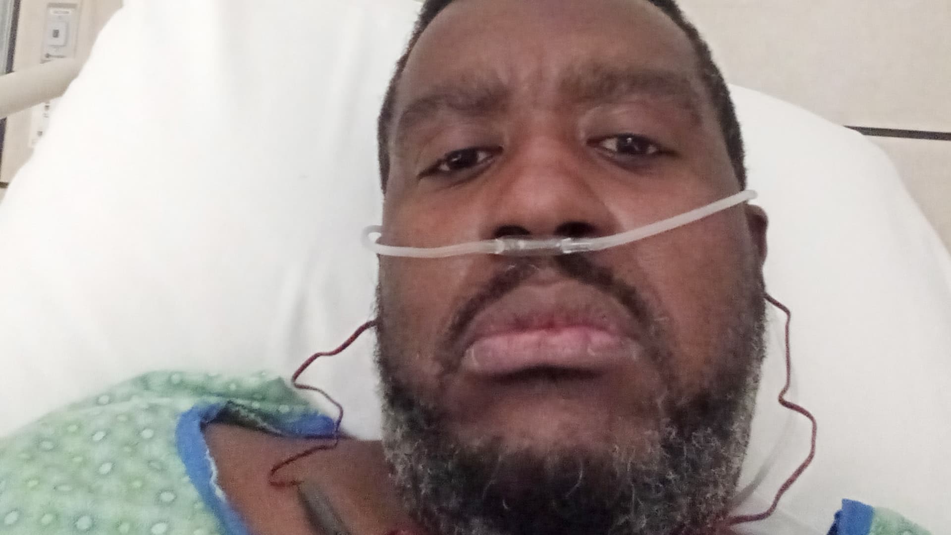Victor Washington was in the hospital for eight days with Covid-19.