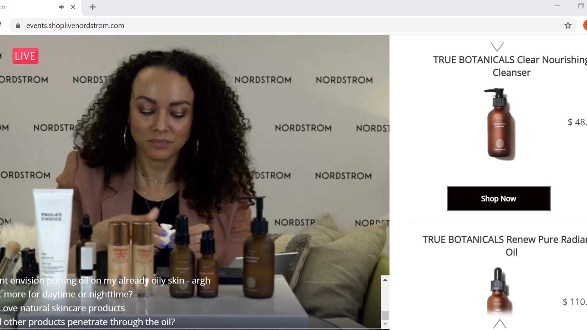 Nordstrom said its experimentation with livestreaming to sell products is just beginning. It joins a small but growing list of businesses in the U.S. to test a livestreaming platform.