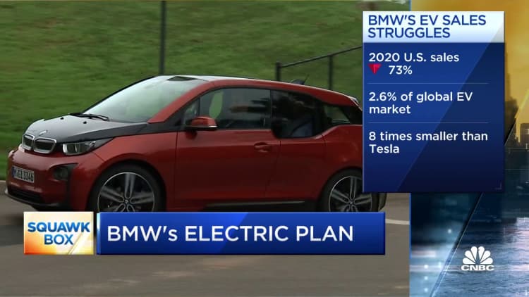 BMW lays out its roadmap to increase electric vehicle market share