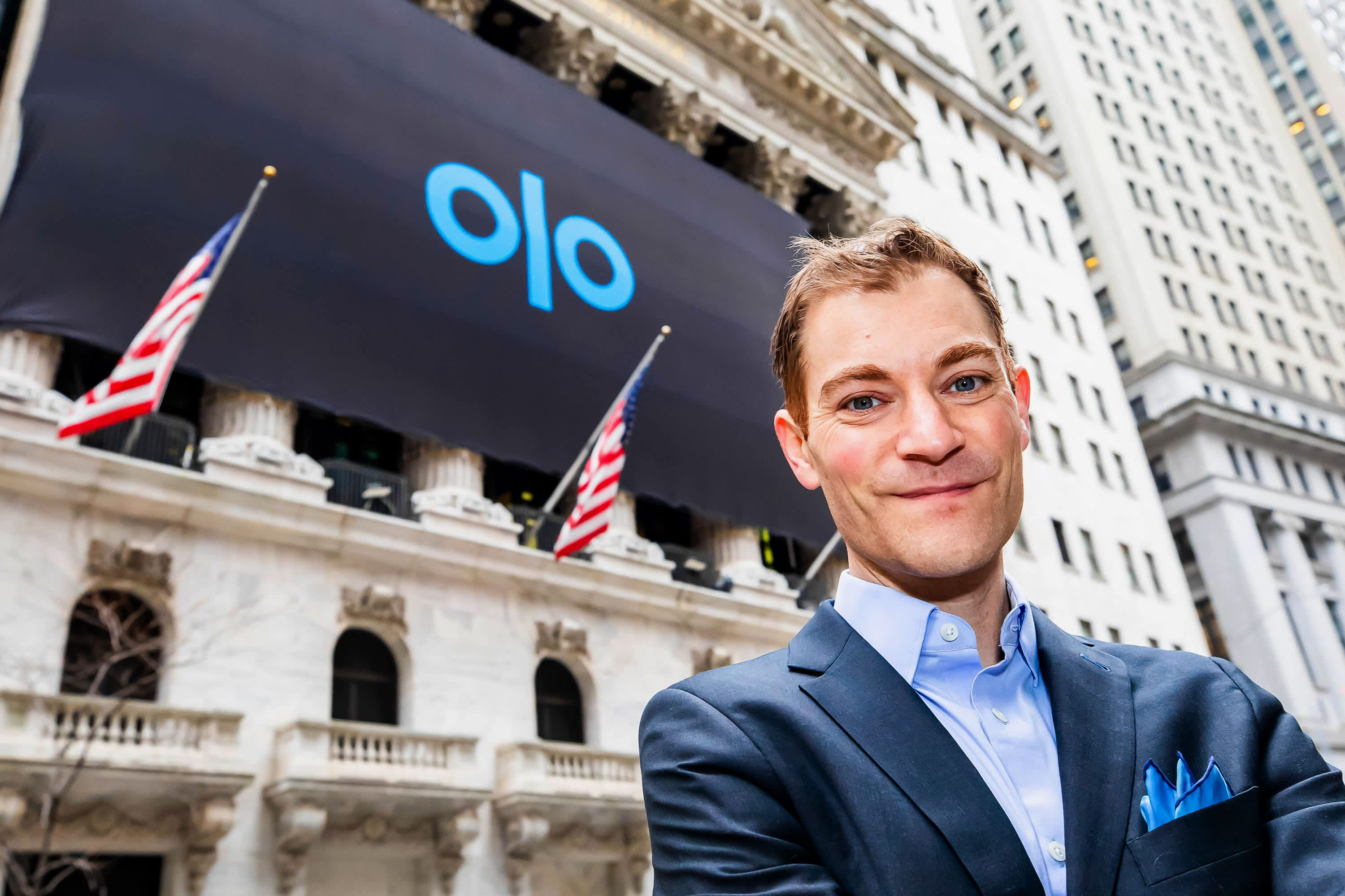 Olo, a restaurant technology company, grows by more than 20% in IPO as online orders grow