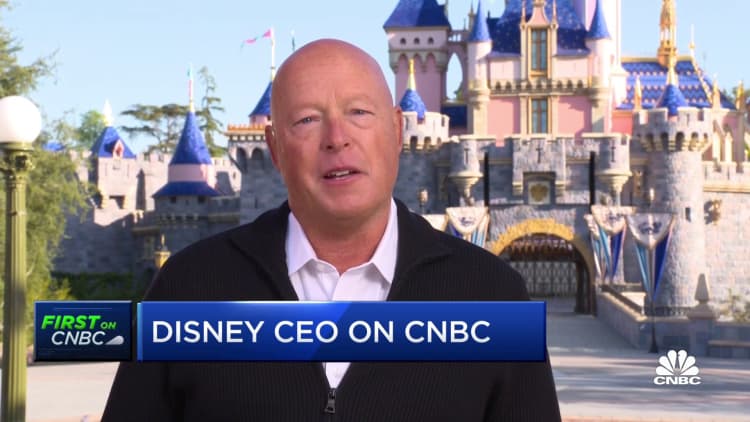 Watch CNBC's full interview with Disney CEO Bob Chapek