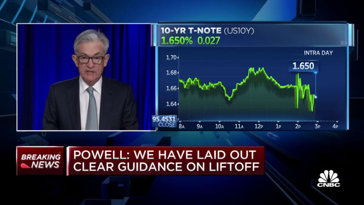 Federal Reserve's Jerome Powell on the 10-year yield and its impact on the economy