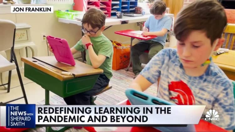 Children struggle to learn remotely during the pandemic