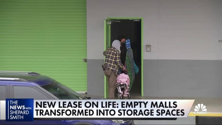 Empty malls transformed into storage space since pandemic