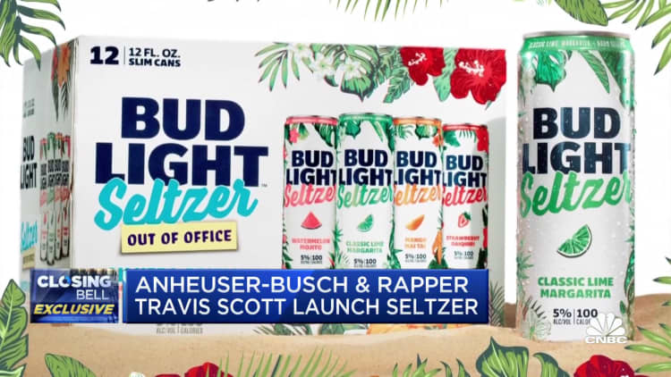 Anheuser-Busch & rapper Travis Scott release new spiked seltzer