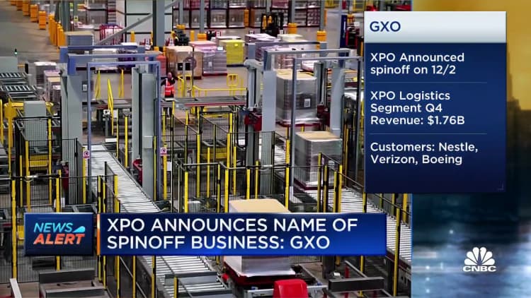XPO Logistics to spinoff logistics business as GXO