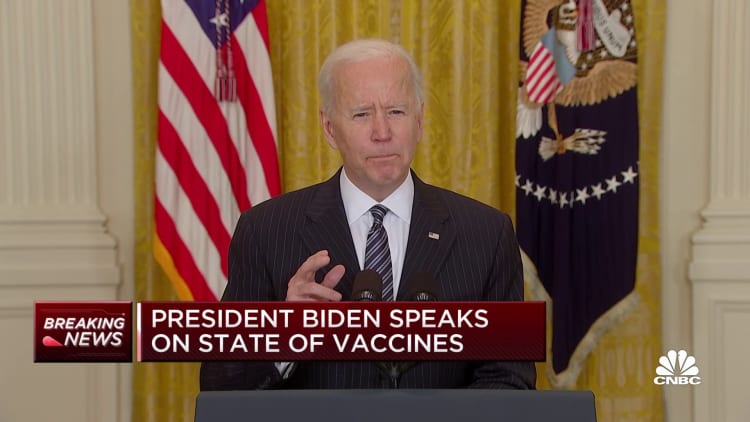 President Biden on reaching goal of administering 100 million doses ahead of schedule