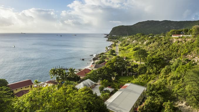 Saba and Saint Eustatius (shown here) are part of the Dutch Antilles and provide a remote escape to hike, dive and delve into ecotourism.