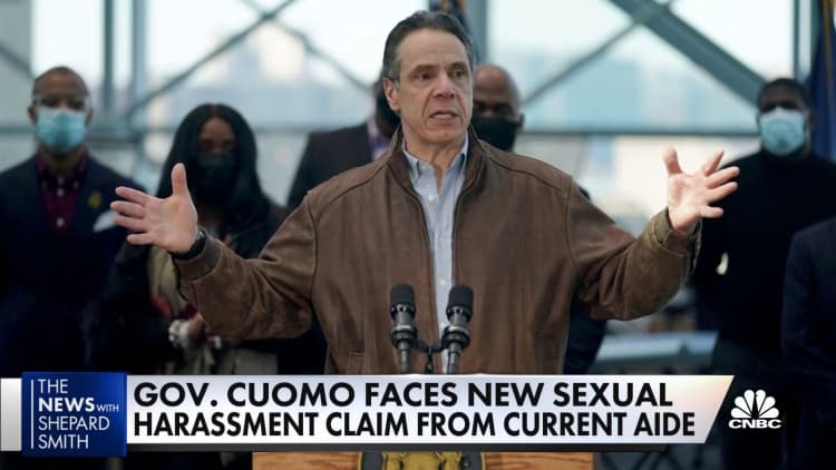 Gov. Cuomo faces new sexual harassment claim from current aide