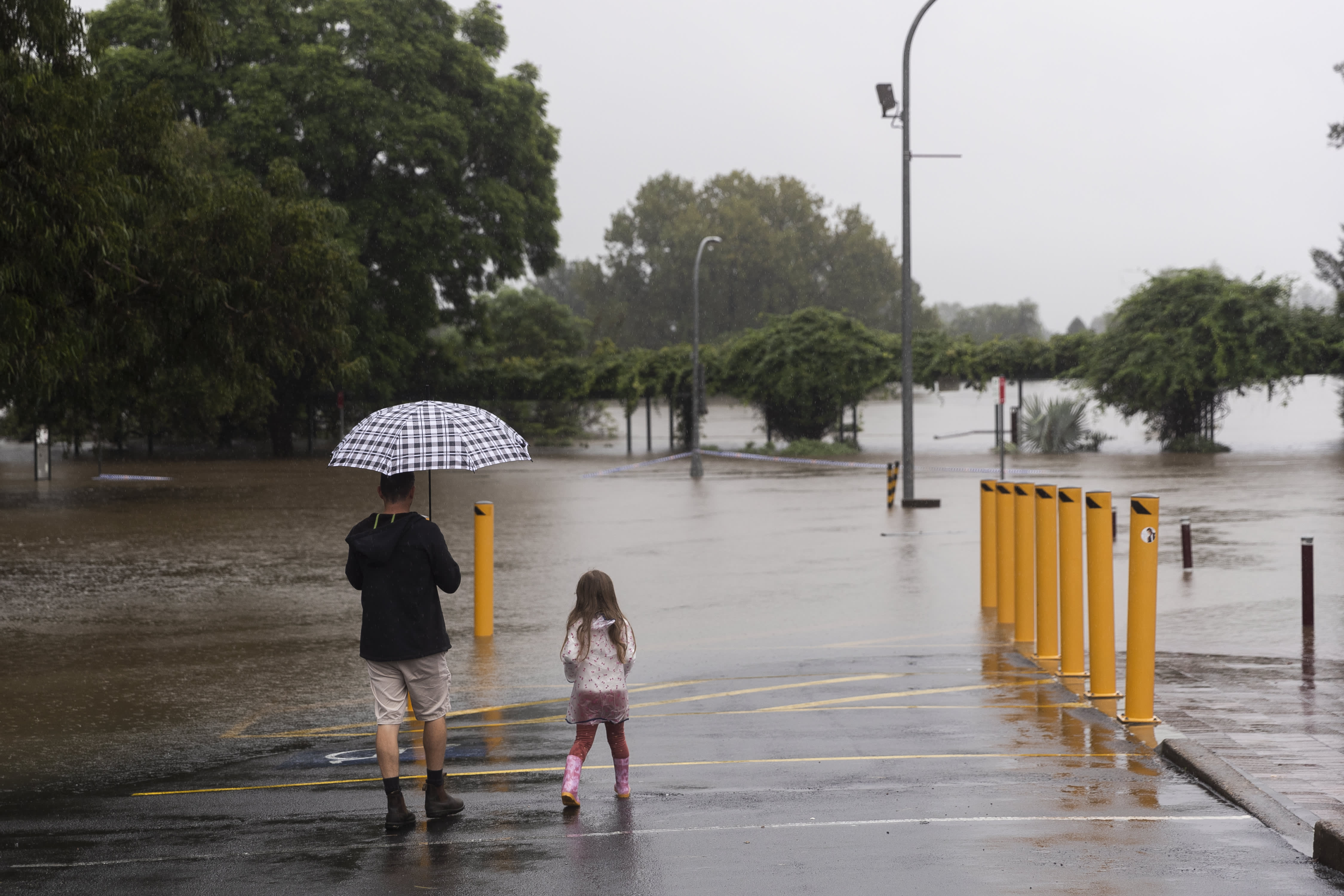 Sydney suburbs are evacuated due to flooding and heavy rain.