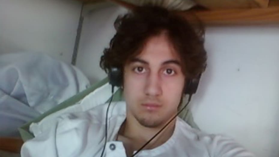 Dzhokhar Tsarnaev is pictured in this handout photo presented as evidence by the U.S. Attorney's Office in Boston, Massachusetts on March 23, 2015.
