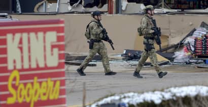 Ten people killed after a gunman opened fire inside a grocery store in Boulder, Colorado