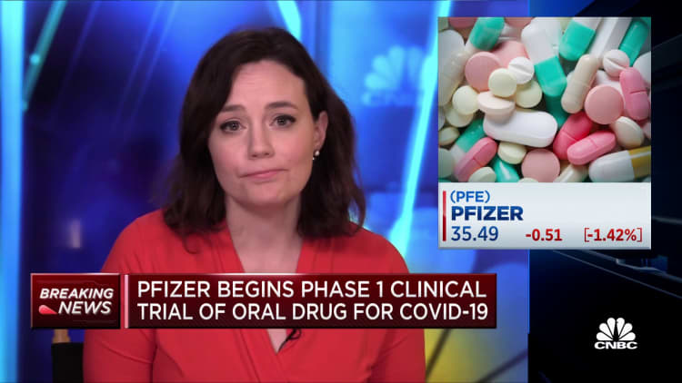 Pfizer begins human trials for pill that could treat Covid-19
