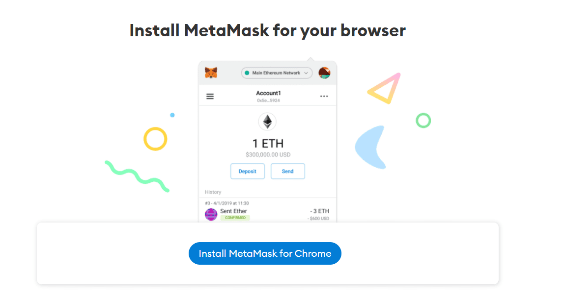 Digital wallet MetaMask