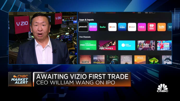 Watch CNBC's full interview with Vizio CEO William Wang on its IPO